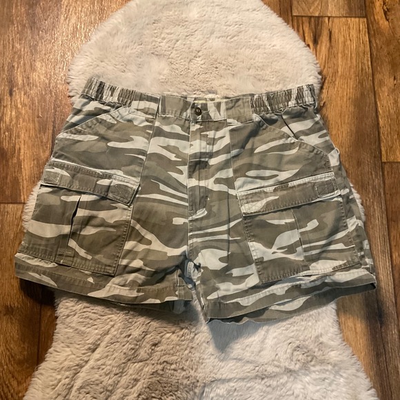 Cabela's Other - Cabelas‎ Camo Shorts Size 38 Men's Cargo Cotton 5" Inseam Pull On